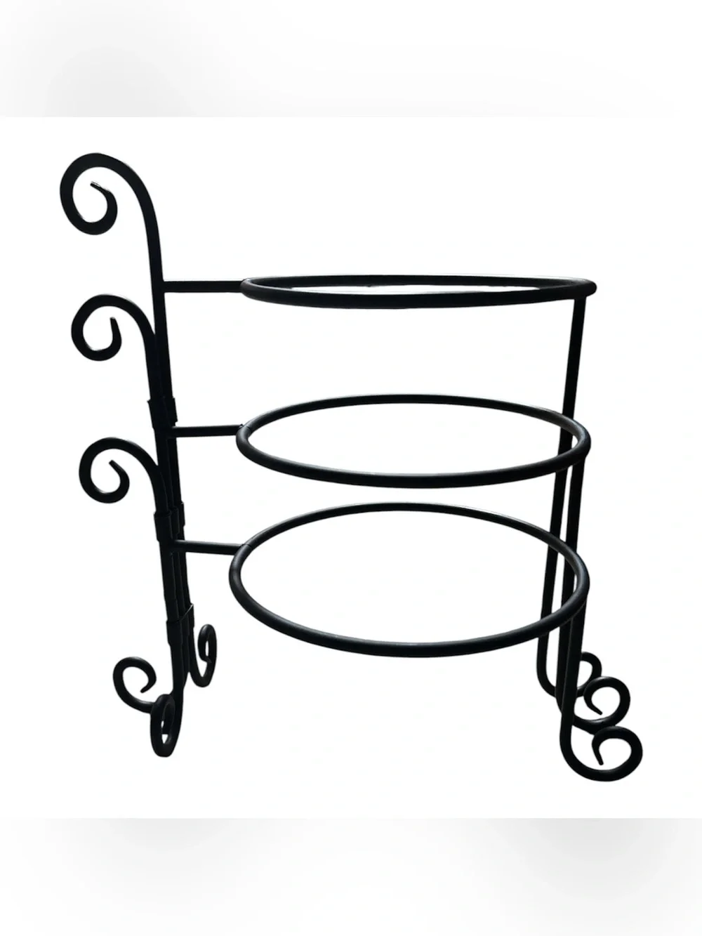3 Tier Swivel Metal Dessert Display